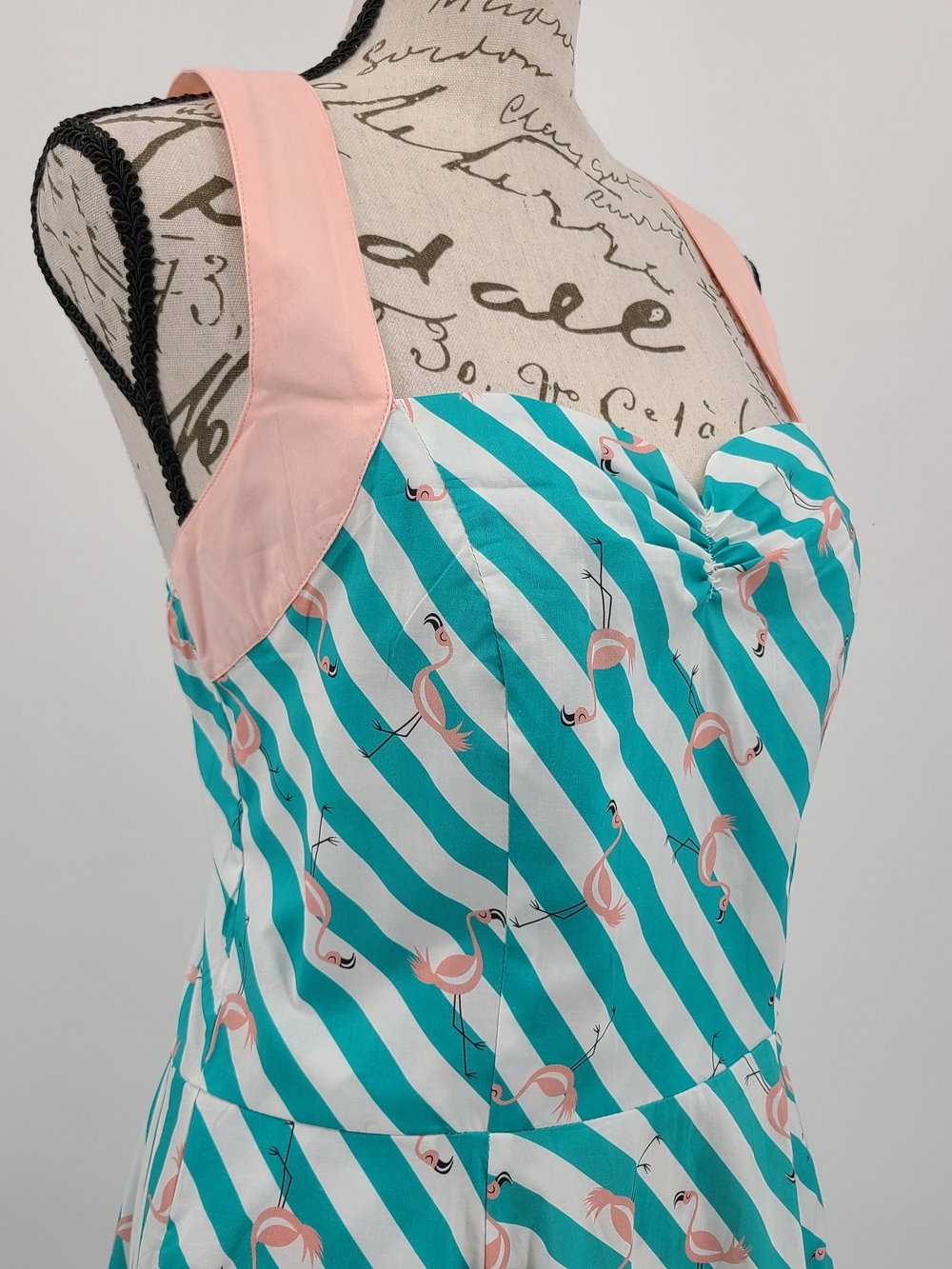 Banned Retro Flamingo Print Summer Dress Size Medium